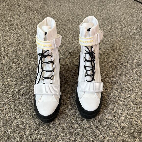 CONVERSE Chuck Taylor All Star GR 82 XX HI Size 6 White Black Platform Chunky - Picture 8 of 8